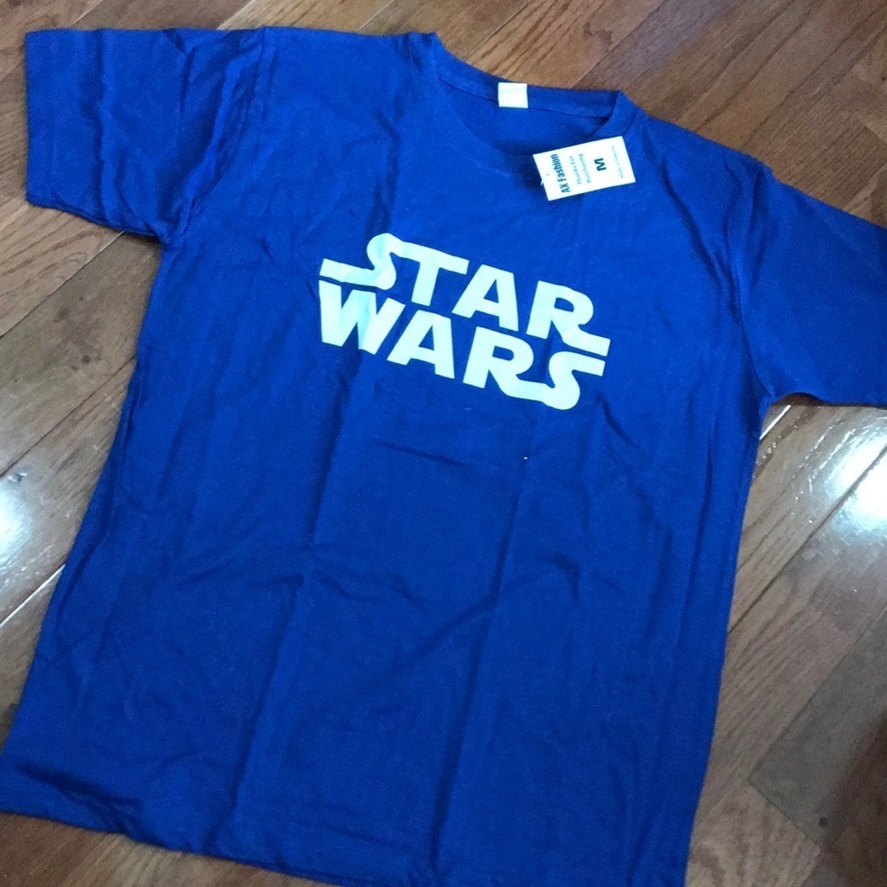 NWT blue Star Wars tshirt M